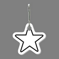 Zippy Clip W/ 5 Point Star Tag